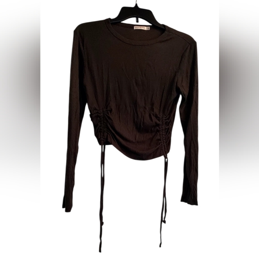 Heart And Hips Dark Green Cropped Top